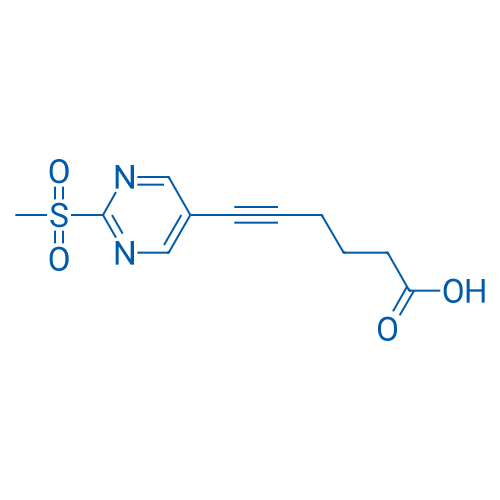 6-(2-(Methylsulfonyl)pyrimidin-5-yl)hex-5-ynoic acid 5g