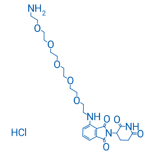Pomalidomide-PEG5-C2-NH2 HCl 250mg