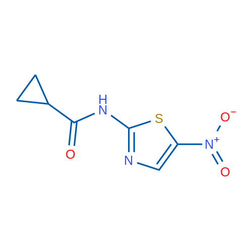 N-(5-Nitro-1,3-thiazol-2-yl)cyclopropanecarboxamide 1g