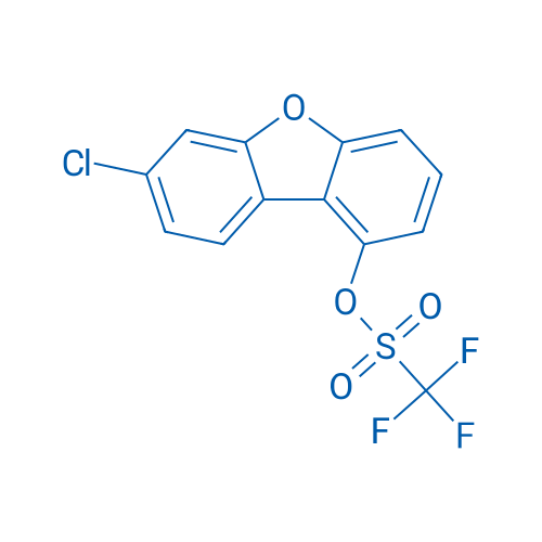 7-Chlorodibenzo[b,d]furan-1-yl trifluoromethanesulfonate 250mg