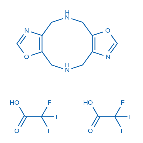 4,5,6,10,11,12-Hexahydrodioxazolo[4,5-c:4',5'-h][1,6]diazecine bis(2,2,2-trifluoroacetate) 100mg
