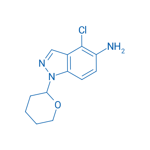 4-Chloro-1-(tetrahydro-2H-pyran-2-yl)-1H-indazol-5-amine 1g