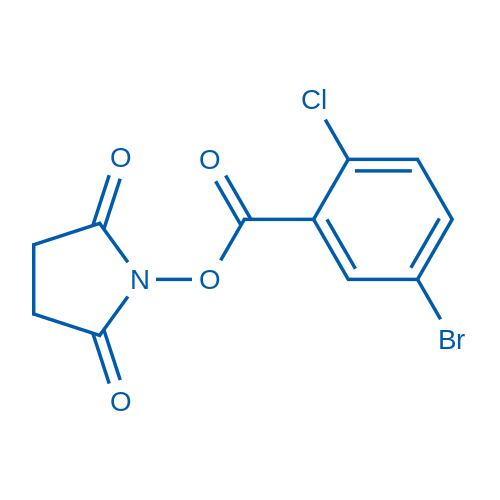 2,5-Dioxopyrrolidin-1-yl 5-bromo-2-chlorobenzoate 5g