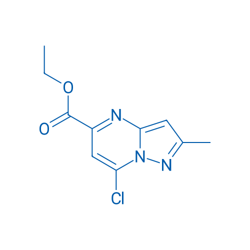 Ethyl 7-chloro-2-methyl-pyrazolo[1,5-a]pyrimidine-5-carboxylate 250mg
