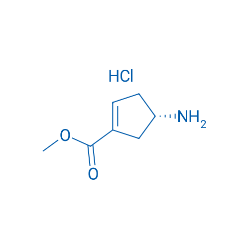 Methyl (S)-4-aminocyclopent-1-ene-1-carboxylate hydrochloride 100mg