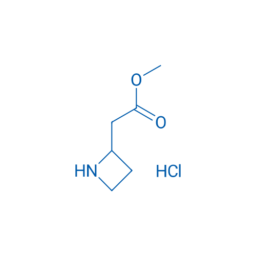 Methyl 2-(azetidin-2-yl)acetate hydrochloride 250mg