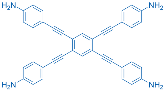 4,4',4'',4'''-(Benzene-1,2,4,5-tetrayltetrakis(ethyne-2,1-diyl))tetraaniline 100mg