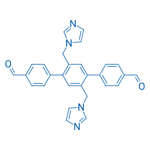 2',5'-Bis((1H-imidazol-1-yl)methyl)-[1,1':4',1''-terphenyl]-4,4''-dicarbaldehyde 250mg