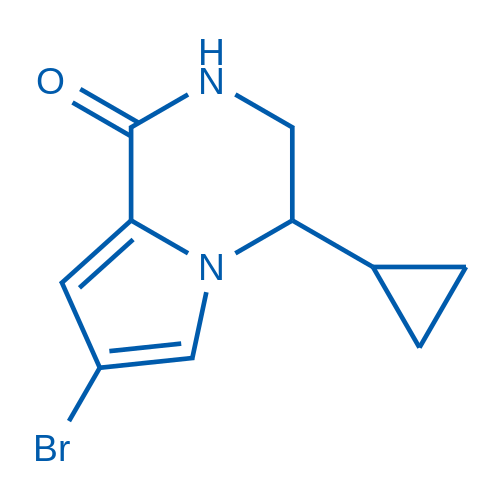 7-Bromo-4-cyclopropyl-3,4-dihydropyrrolo[1,2-a]pyrazin-1(2H)-one 100mg
