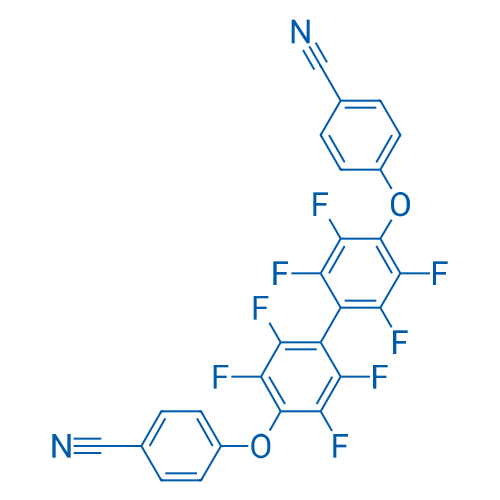 4,4'-((Perfluoro-[1,1'-biphenyl]-4,4'-diyl)bis(oxy))dibenzonitrile 1g