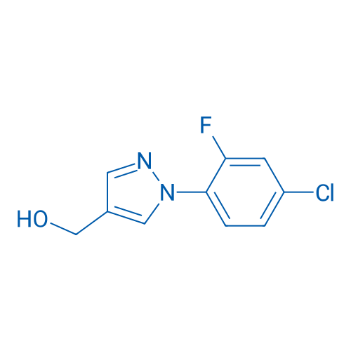 (1-(4-Chloro-2-fluorophenyl)-1H-pyrazol-4-yl)methanol 250mg