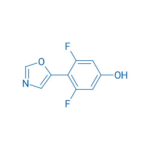 3,5-Difluoro-4-(oxazol-5-yl)phenol 1g