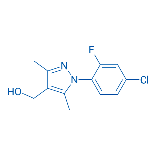 (1-(4-Chloro-2-fluorophenyl)-3,5-dimethyl-1H-pyrazol-4-yl)methanol 250mg