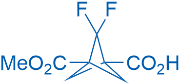 2,2-Difluoro-3-(methoxycarbonyl)bicyclo[1.1.1]pentane-1-carboxylic acid 100mg