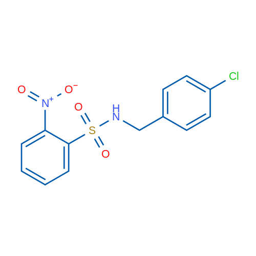 N-[(4-Chlorophenyl)methyl]-2-nitrobenzene-1-sulfonamide 1g
