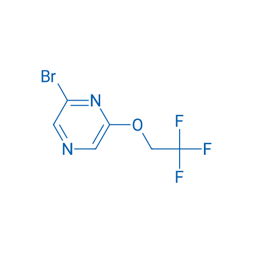 2-Bromo-6-(2,2,2-trifluoroethoxy)pyrazine 250mg