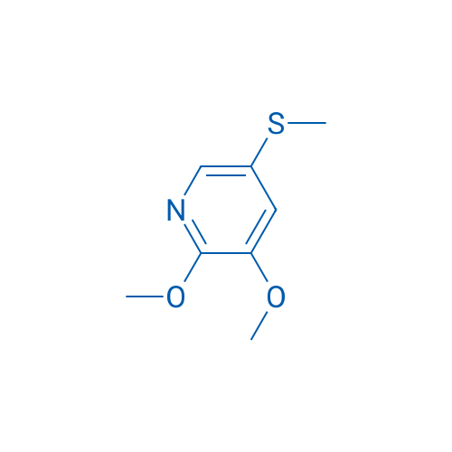 2,3-Dimethoxy-5-(methylthio)pyridine 5g