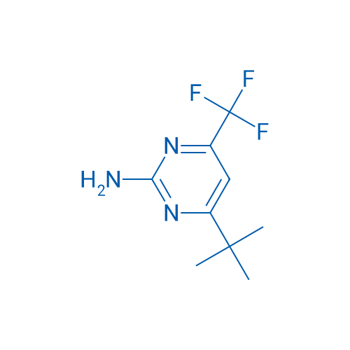 4-(tert-Butyl)-6-(trifluoromethyl)pyrimidin-2-amine 250mg