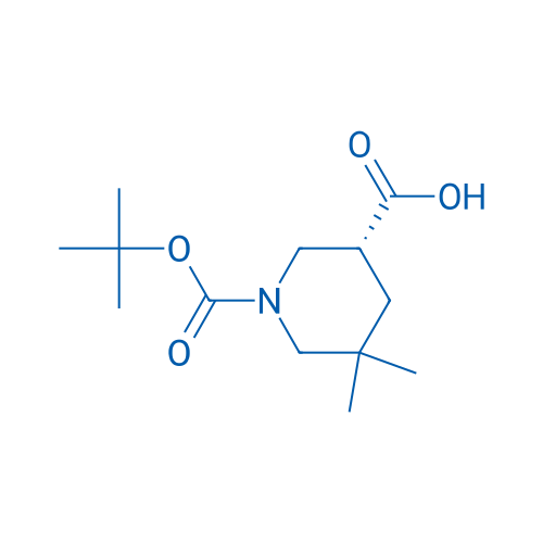 (R)-1-(tert-Butoxycarbonyl)-5,5-dimethylpiperidine-3-carboxylic acid 250mg