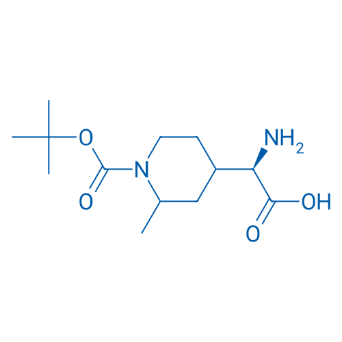 (2R)-2-Amino-2-(1-(tert-butoxycarbonyl)-2-methylpiperidin-4-yl)acetic acid 1g