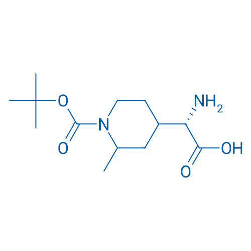 (2S)-2-Amino-2-(1-(tert-butoxycarbonyl)-2-methylpiperidin-4-yl)acetic acid 1g
