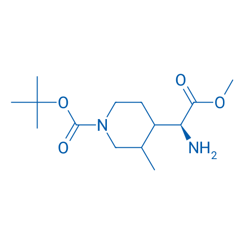 tert-Butyl 4-((S)-1-amino-2-methoxy-2-oxoethyl)-3-methylpiperidine-1-carboxylate 1g