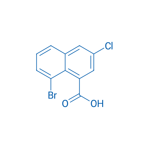 8-Bromo-3-chloro-1-naphthoic acid 250mg