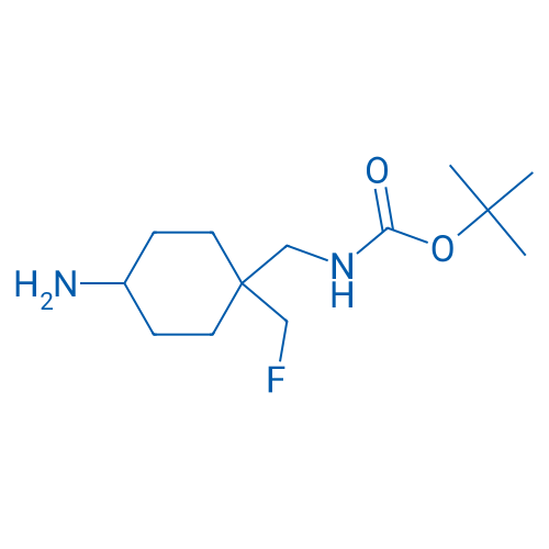 tert-Butyl ((4-amino-1-(fluoromethyl)cyclohexyl)methyl)carbamate 1g
