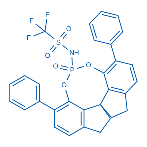 (11aS)-1,1,1-Trifluoro-N-(12-oxido-1,10-diphenyl-4,5,6,7-tetrahydrodiindeno[7,1-de:1',7'-fg][1,3,2]dioxaphosphocin-12-yl)methanesulfonamide 50mg