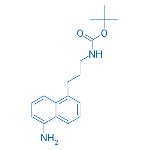 tert-Butyl (3-(5-aminonaphthalen-1-yl)propyl)carbamate 250mg