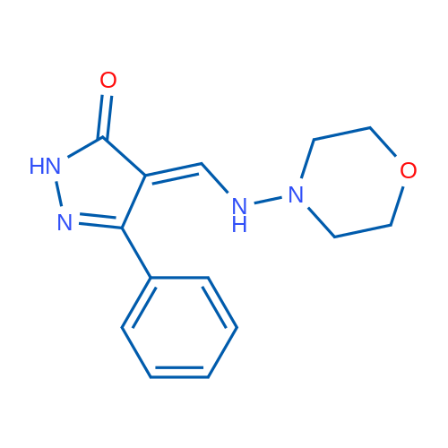 4-{[(morpholin-4-yl)amino]methylidene}-3-phenyl-4,5-dihydro-1H-pyrazol-5-one 1g