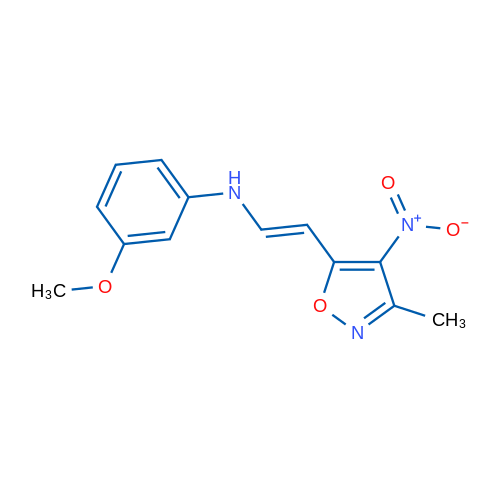 3-Methoxy-N-[(E)-2-(3-methyl-4-nitro-1,2-oxazol-5-yl)ethenyl]aniline 1g