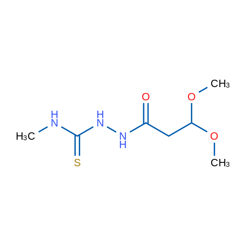 3,3-Dimethoxy-N-[(methylcarbamothioyl)amino]propanamide 1g
