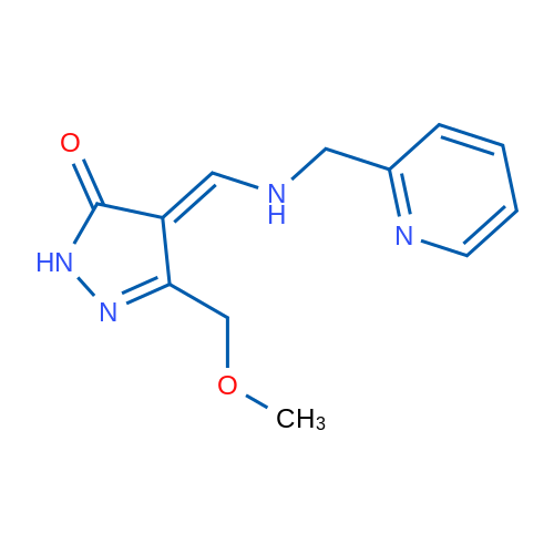 3-(Methoxymethyl)-4-({[(pyridin-2-yl)methyl]amino}methylidene)-4,5-dihydro-1H-pyrazol-5-one 1g