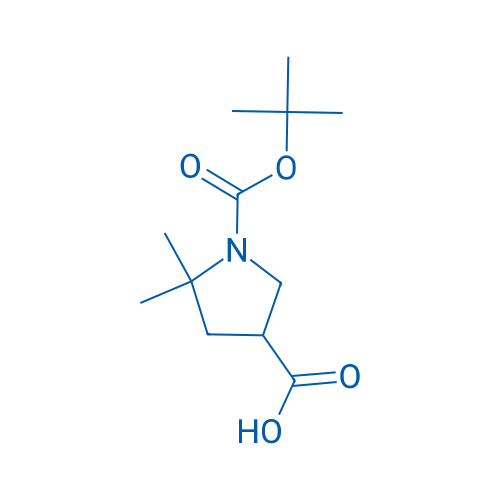 1-(tert-Butoxycarbonyl)-5,5-dimethylpyrrolidine-3-carboxylic acid 1g