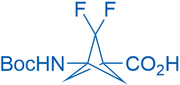 3-((tert-Butoxycarbonyl)amino)-2,2-difluorobicyclo[1.1.1]pentane-1-carboxylic acid 100mg