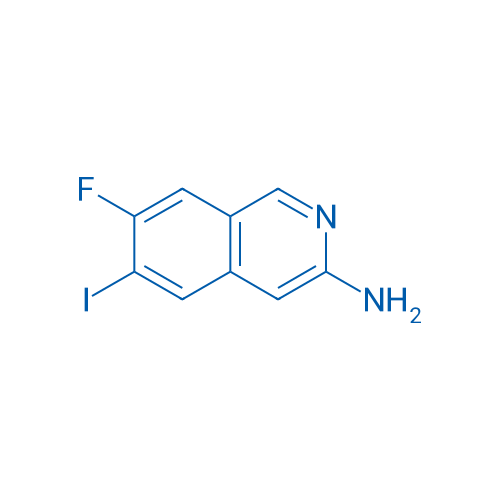7-Fluoro-6-iodoisoquinolin-3-amine 100mg