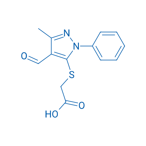 [(4-Formyl-3-methyl-1-phenyl-1h-pyrazol-5-yl)thio]acetic acid 5g