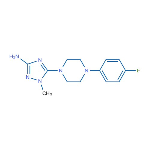 5-[4-(4-Fluorophenyl)piperazin-1-yl]-1-methyl-1H-1,2,4-triazol-3-amine 1g