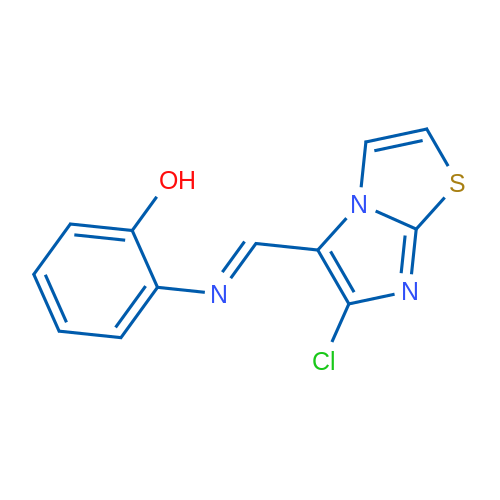 2-[(E)-({6-chloroimidazo[2,1-b][1,3]thiazol-5-yl}methylidene)amino]phenol 1g