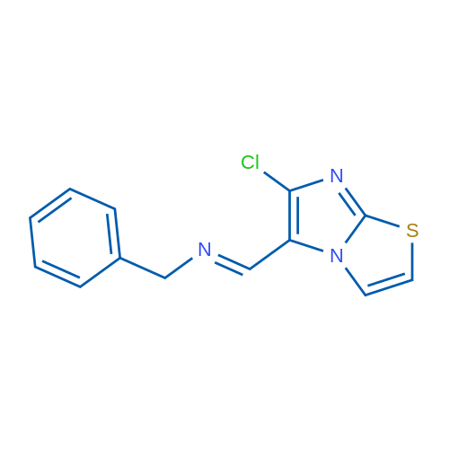 (E)-Benzyl({6-chloroimidazo[2,1-b][1,3]thiazol-5-yl}methylidene)amine 1g
