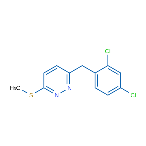 3-[(2,4-Dichlorophenyl)methyl]-6-(methylsulfanyl)pyridazine 1g