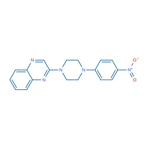 2-[4-(4-Nitrophenyl)piperazin-1-yl]quinoxaline 1g