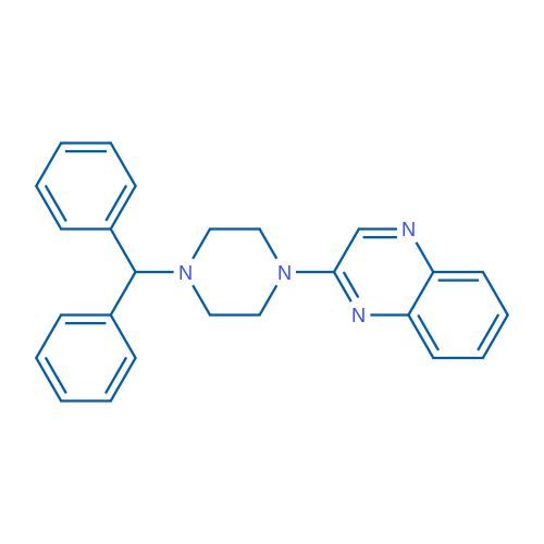 2-[4-(Diphenylmethyl)piperazin-1-yl]quinoxaline 1g