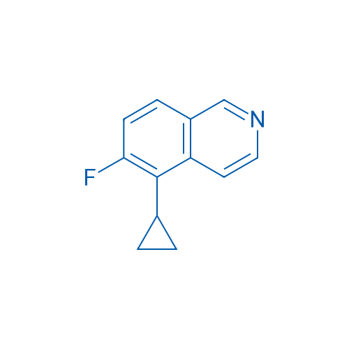 5-Cyclopropyl-6-fluoroisoquinoline 50mg