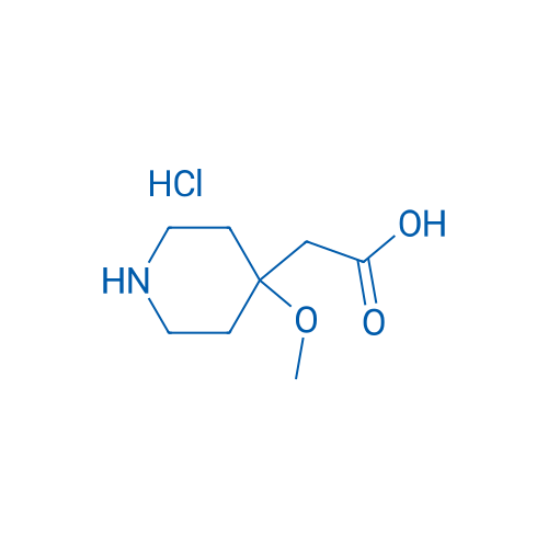 2-(4-Methoxypiperidin-4-yl)acetic acid hydrochloride 100mg