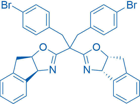 (3aS,3a'S,8aR,8a'R)-2,2'-(1,3-Bis(4-bromophenyl)propane-2,2-diyl)bis(3a,8a-dihydro-8H-indeno[1,2-d]oxazole) 50mg