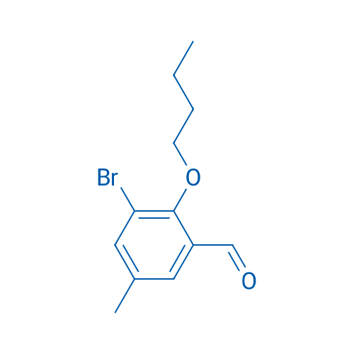 3-Bromo-2-butoxy-5-methylbenzaldehyde 1g