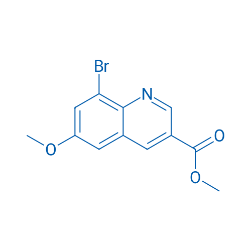 Methyl 8-bromo-6-methoxyquinoline-3-carboxylate 250mg