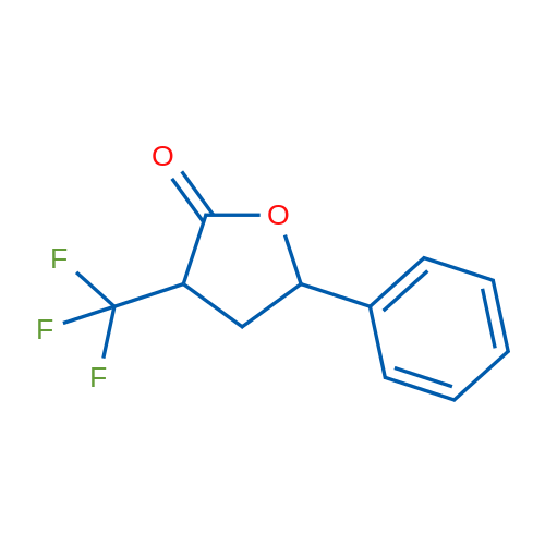 4-Hydroxy-4-phenyl-2-trifluoromethylbutyric acid lactone 1g